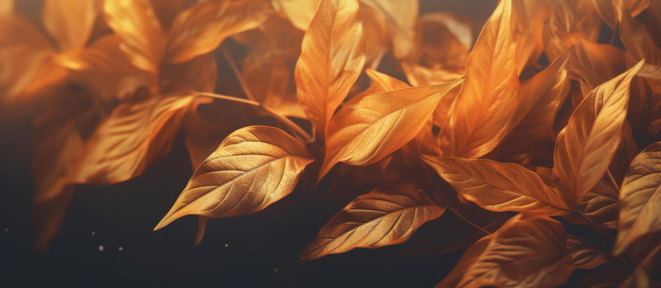 Beautiful autumn leaves on blurred background. photo