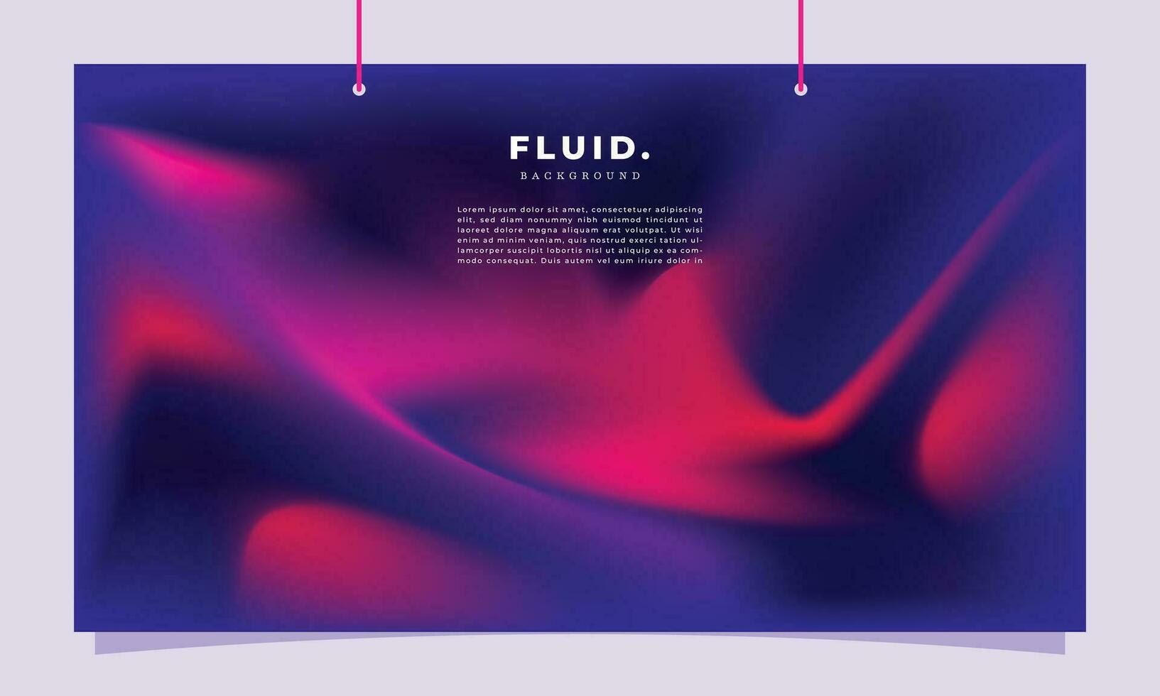 Colorful fluid gradient mesh background template copy space. Dynamic blurred colour gradation backdrop design fo poster, landing page, banner, leaflet, pamphlet, cover, or magazine. vector