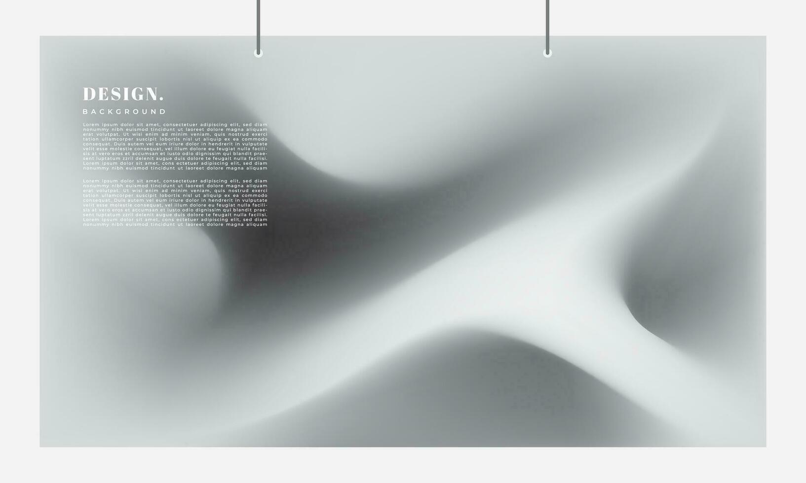 Grey fluid gradient mesh background template copy space. Dynamic colour gradation backdrop design for poster, landing page, banner, leaflet, pamphlet, cover, or magazine. vector