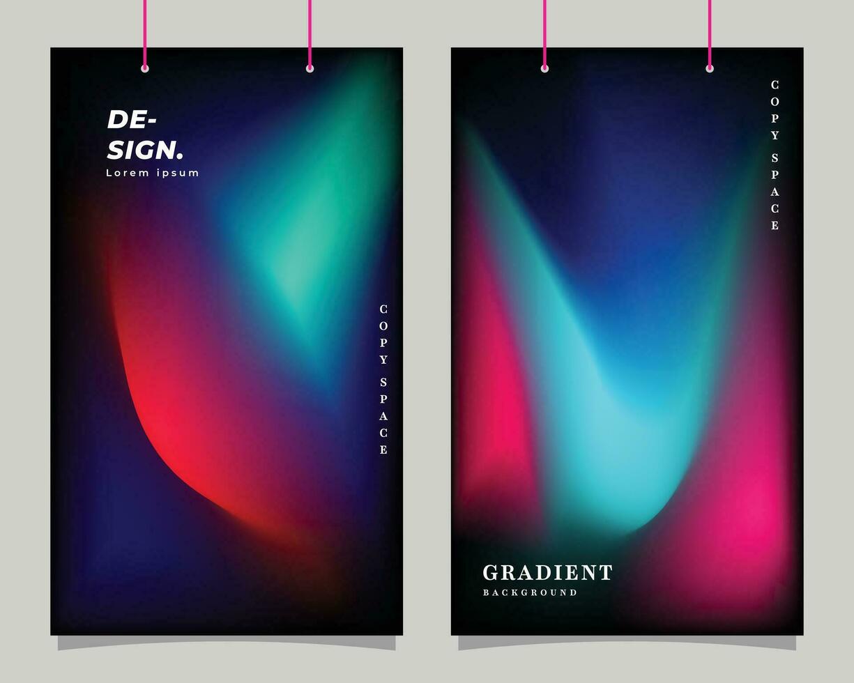 Colorful fluid gradient mesh background template copy space. Dynamic colour gradation backdrop design for poster, landing page, banner, leaflet, pamphlet, cover, or magazine. vector