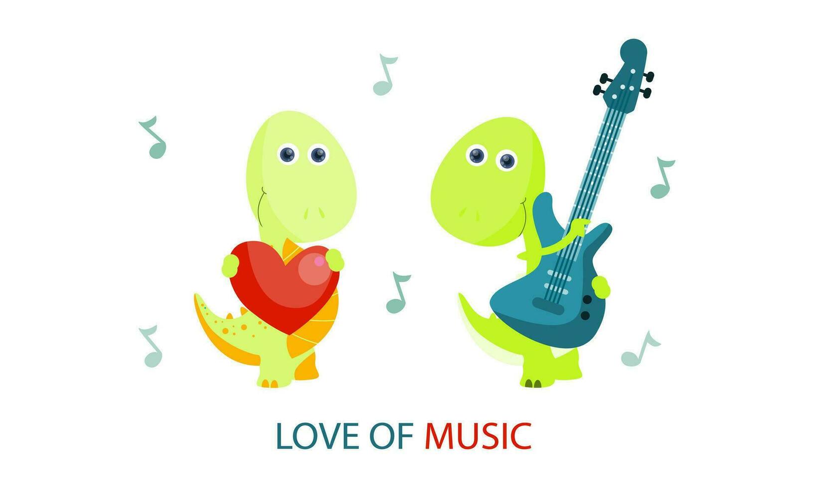 Cute dinosaur background vector