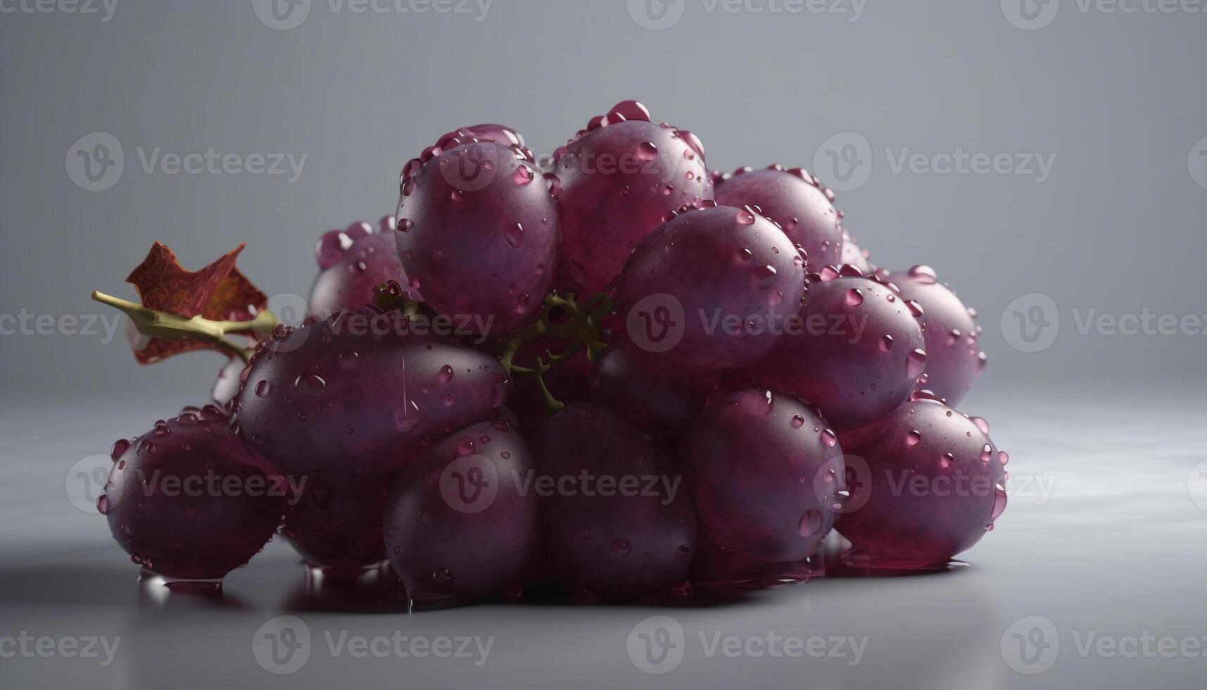 Juicy purple berries, fresh from nature plant, perfect for snacking generated by AI photo