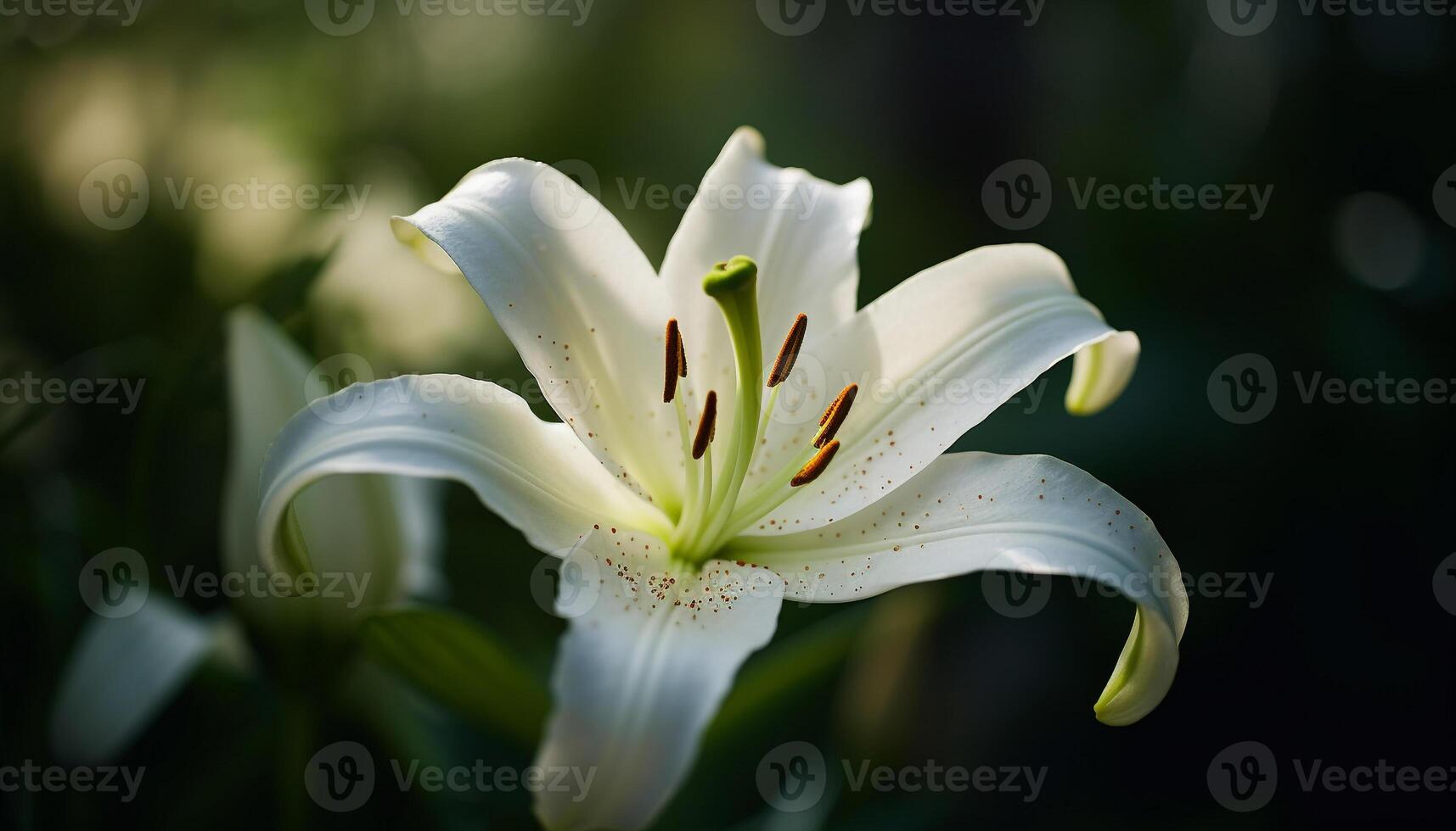 Romantic tulip bouquet in formal garden meadow generated by AI photo