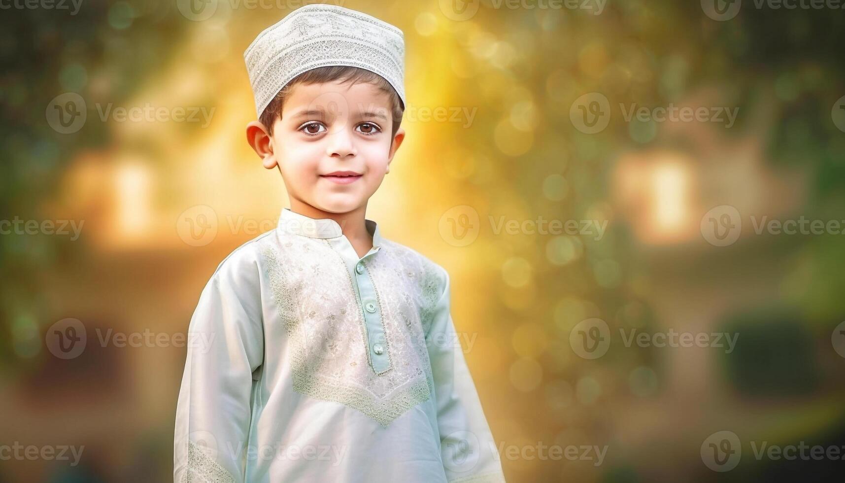Smiling children playing in nature, enjoying the beauty of autumn generated by AI photo