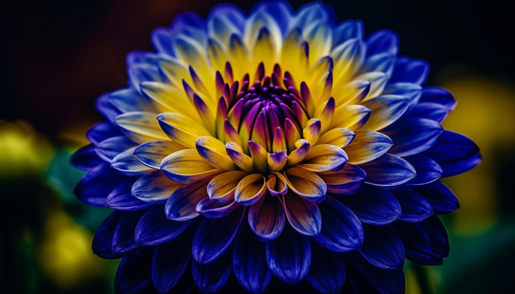 Vibrant colors of nature bouquet, a focus on foreground beauty generated by AI photo