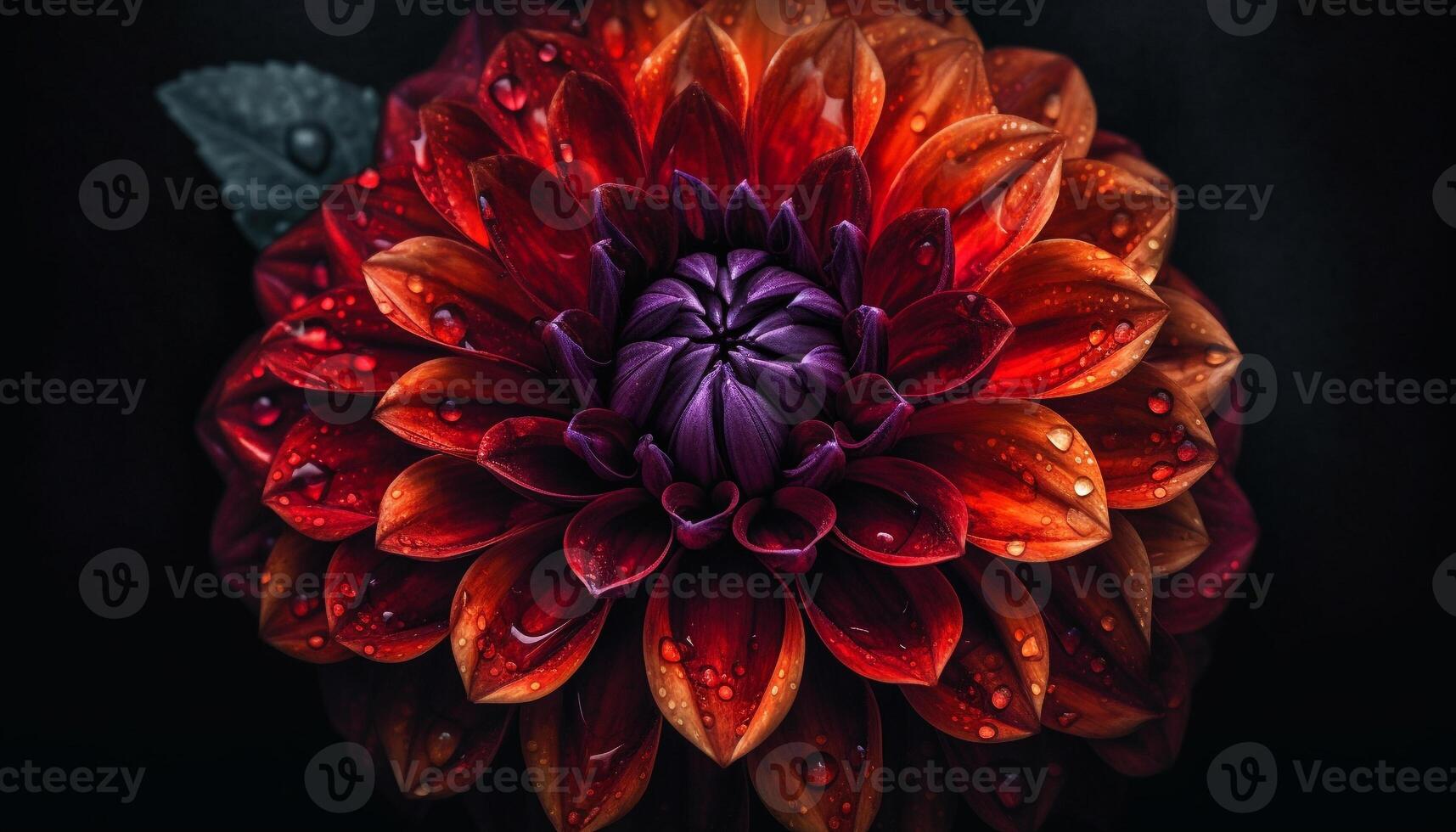 Vibrant bouquet of multi colored flowers in a formal garden generated by AI photo