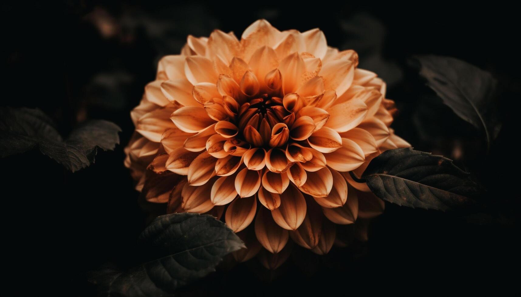 Vibrant colored bouquet of daisies and dahlias in a vase generated by AI photo