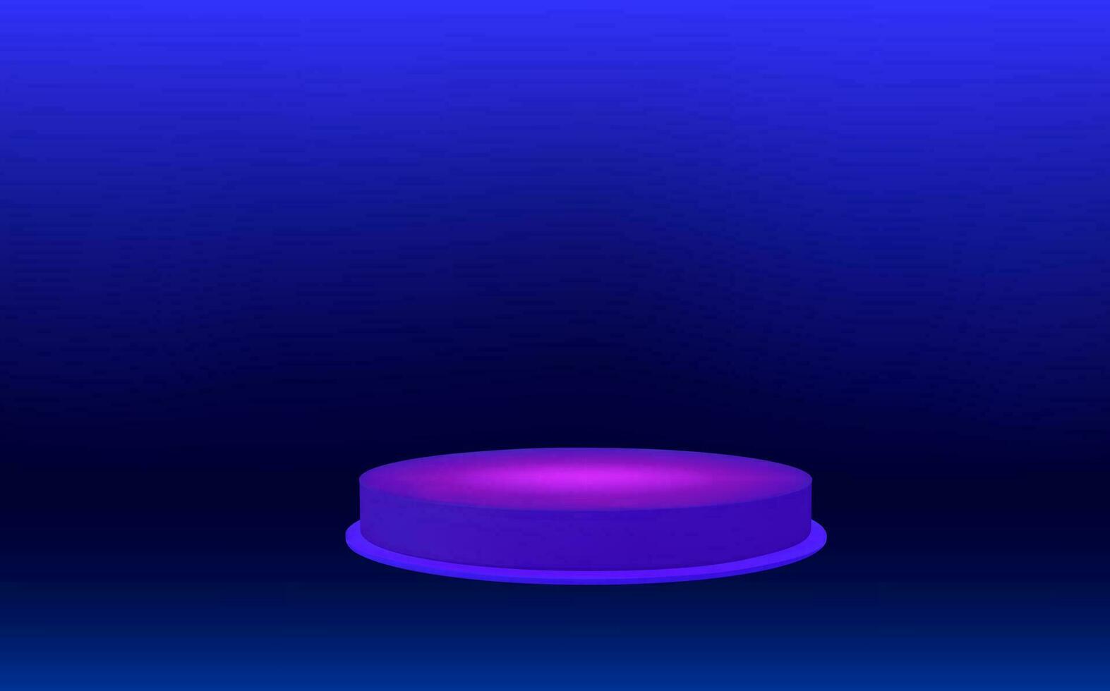 Empty 3d round  podium.Light blue minimal wall scene.Abstract geometric platforms. vector