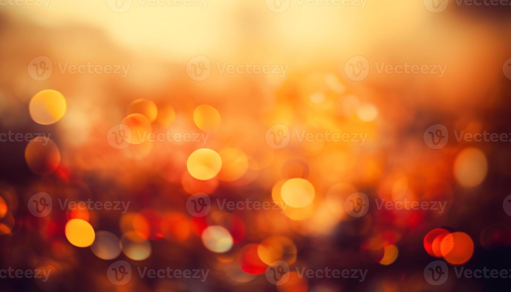 The bright, multi colored circle glows with abstract, defocused patterns generated by AI photo