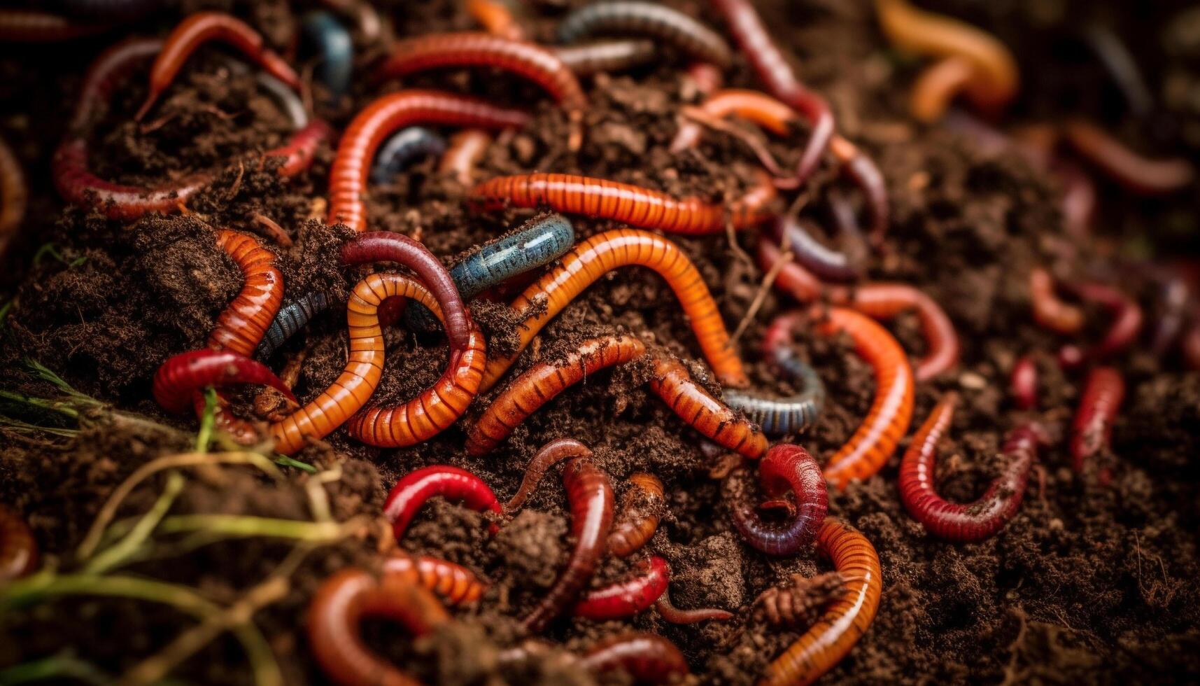 un baboso milpiés gatea arriba un mojado hoja en naturaleza generado por ai foto