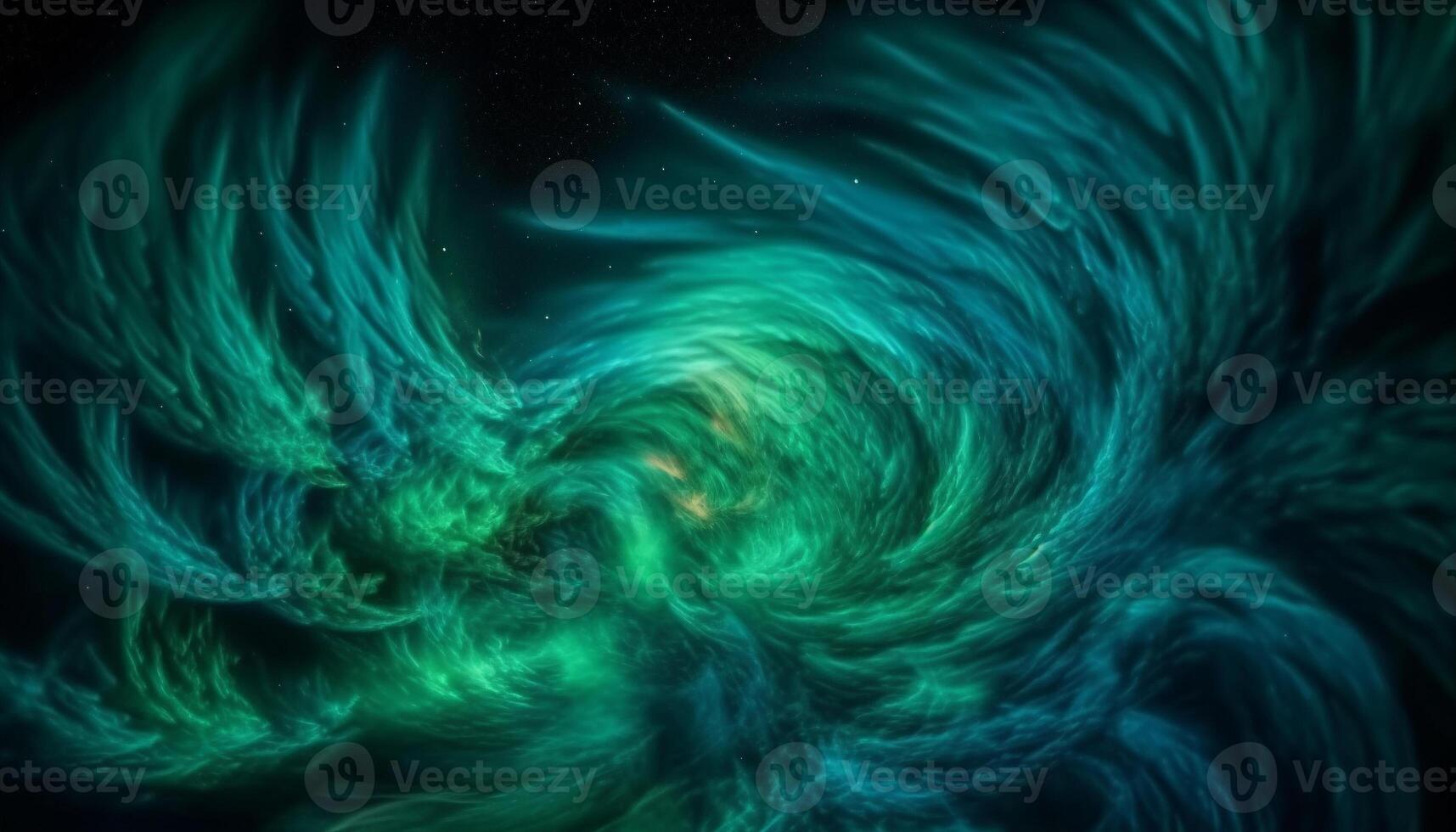 Futuristic galaxy backdrop, glowing multi colored abstract patterns in motion generated by AI photo