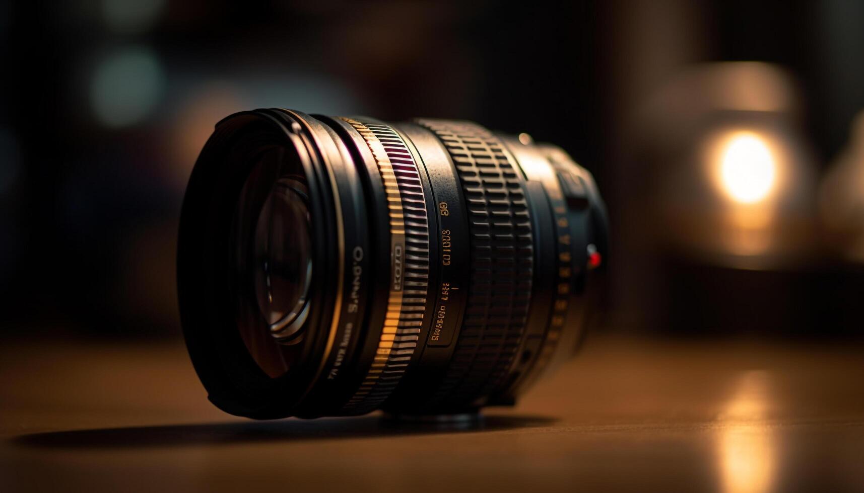 profesional fotógrafo capturas antiguo elegancia con selectivo atención y enfocar generado por ai foto