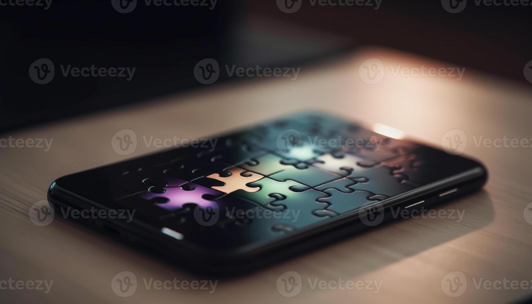 Wireless technology connects global communications for successful business strategies generated by AI photo