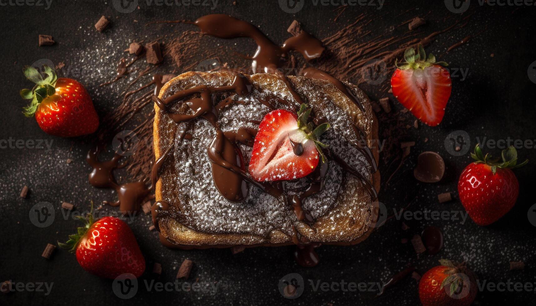 A rustic homemade berry tart, indulgent and refreshing summer treat generated by AI photo