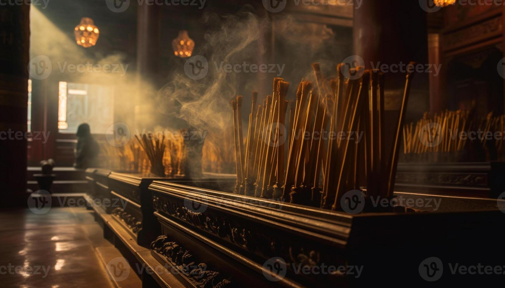 Men in workshop use work tools to craft metal structures generated by AI photo