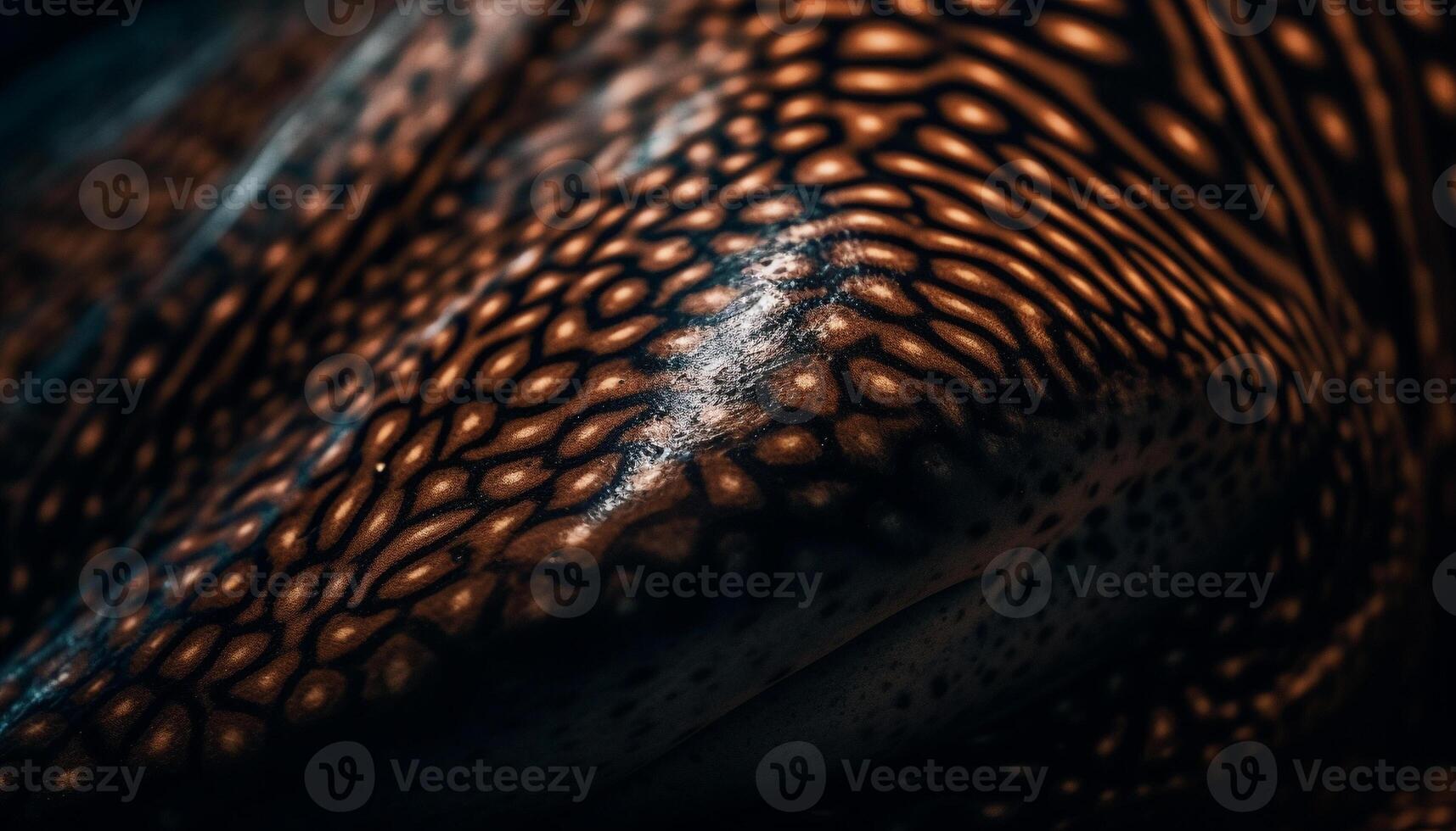 Yellow spotted crocodile skin adds elegance to fashion design generated by AI photo