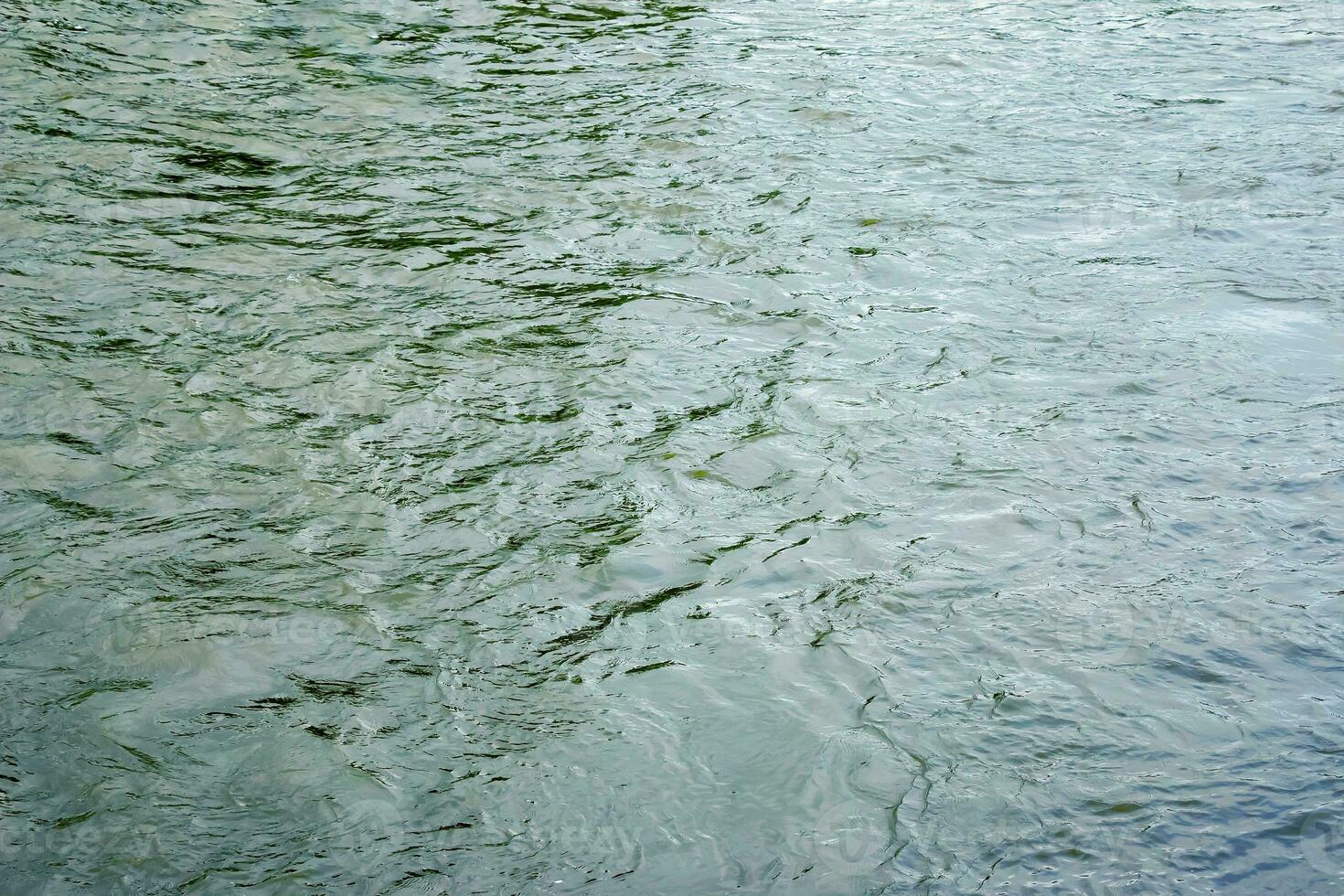 The texture of the water of the river. Natural water background with ripples and waves. photo