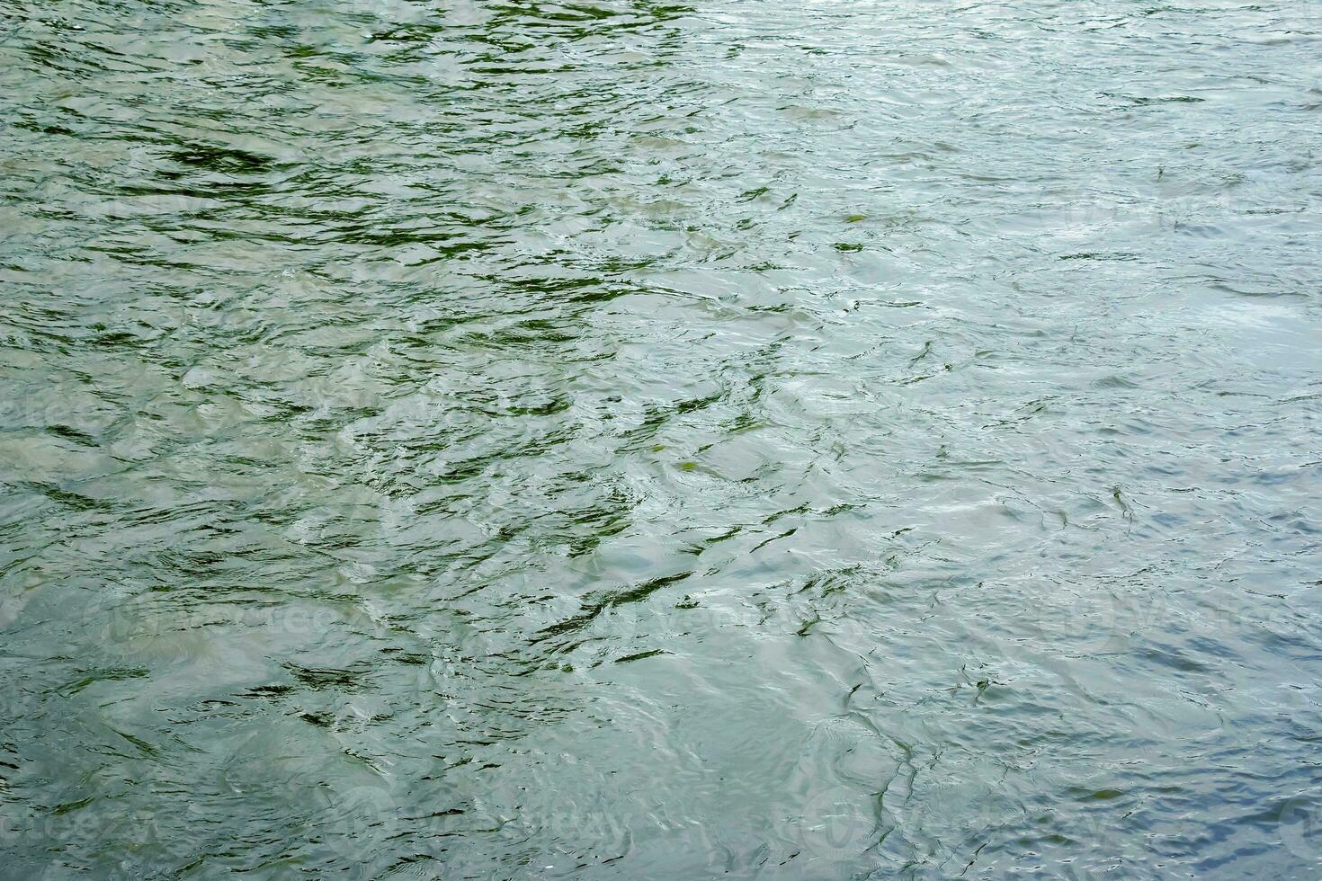 The texture of the water of the river. Natural water background with ripples and waves. photo