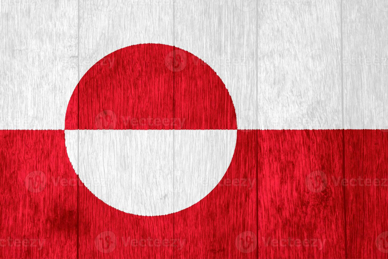 Flag of Administrative divisions of Greenland on a textured background. Concept collage. photo