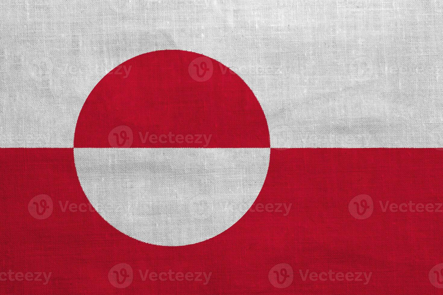 Flag of Administrative divisions of Greenland on a textured background. Concept collage. photo