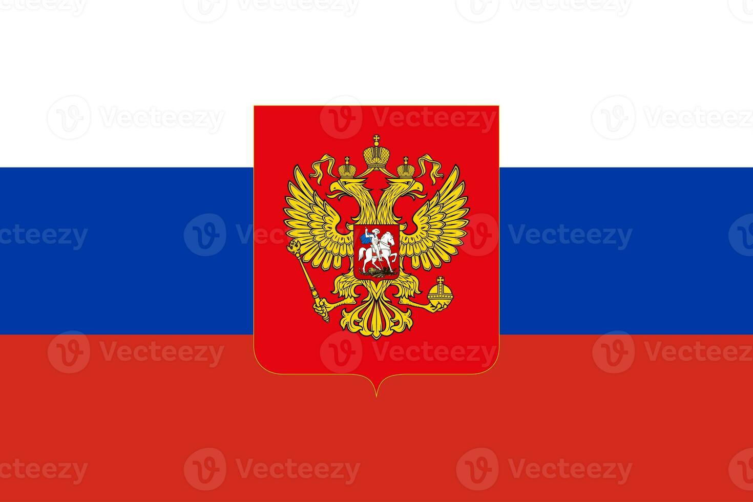 Flag of Russian Federation. The official colors and proportions are correct. National flag of Russian Federation. Russian Federation flag illustration. photo