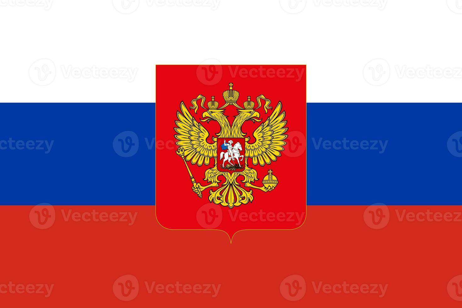 bandera de ruso federación. el oficial colores y dimensiones son correcto. nacional bandera de ruso federación. ruso federación bandera ilustración. foto