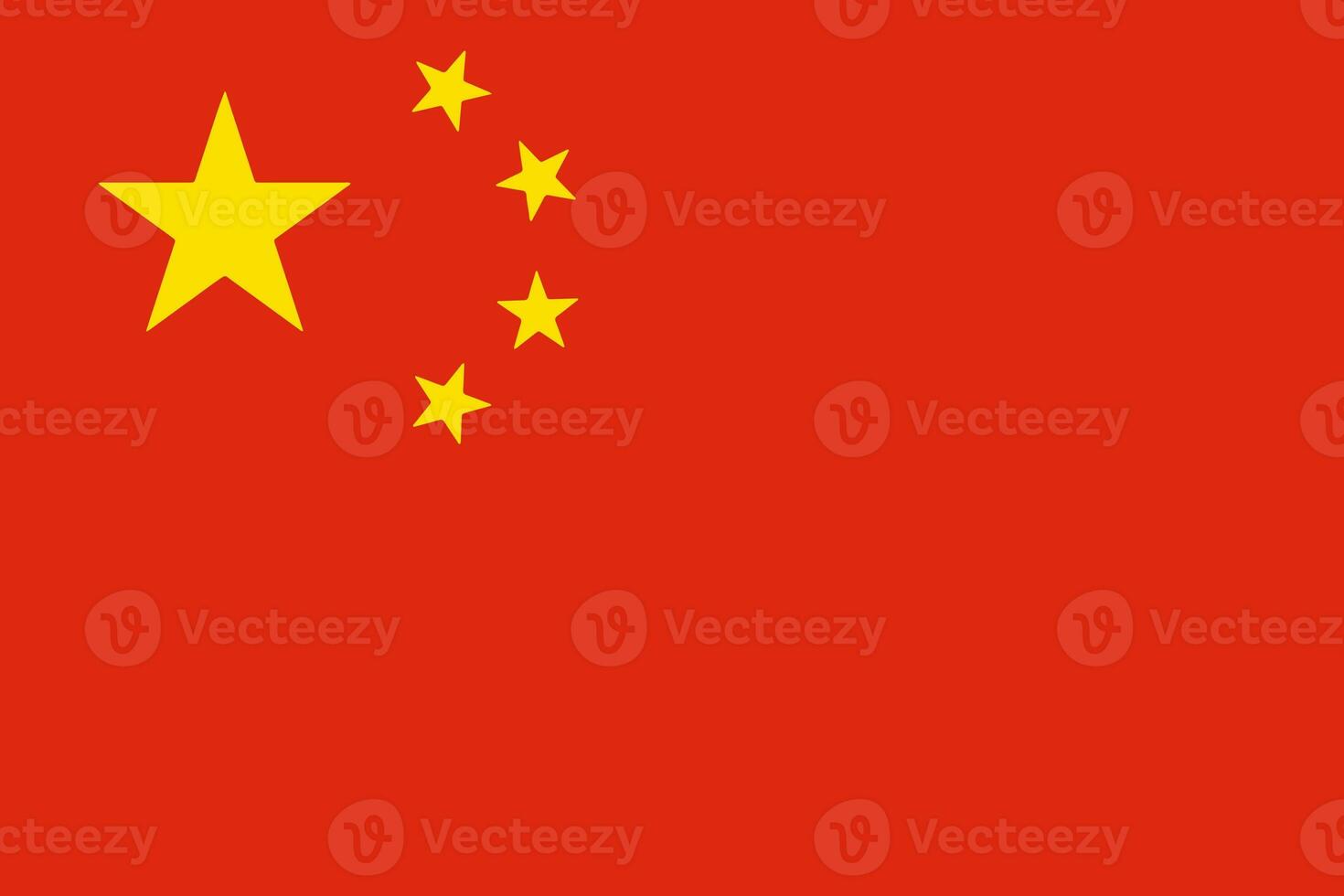 The official current flag of the People's Republic of China. State flag of the People's Republic of China. Illustration. photo