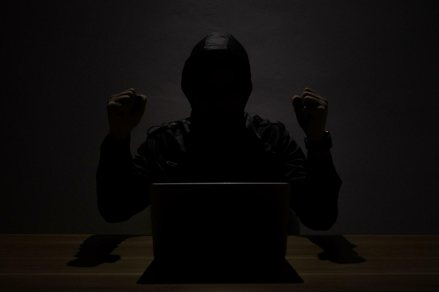 Network security and privacy crime. photo
