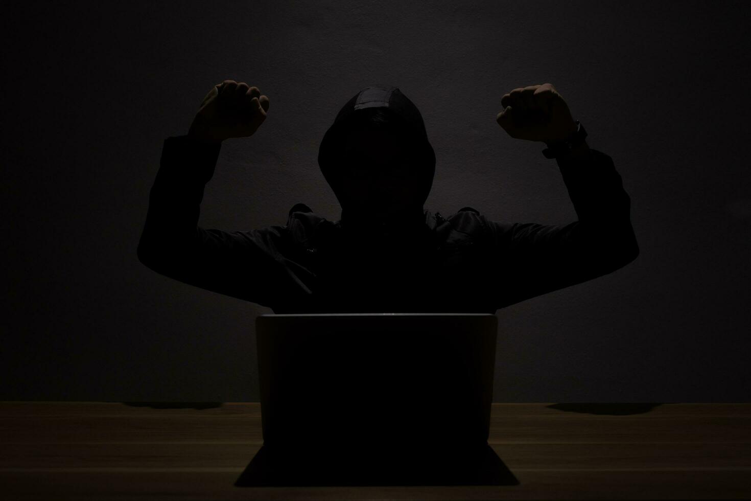 Network security and privacy crime. photo