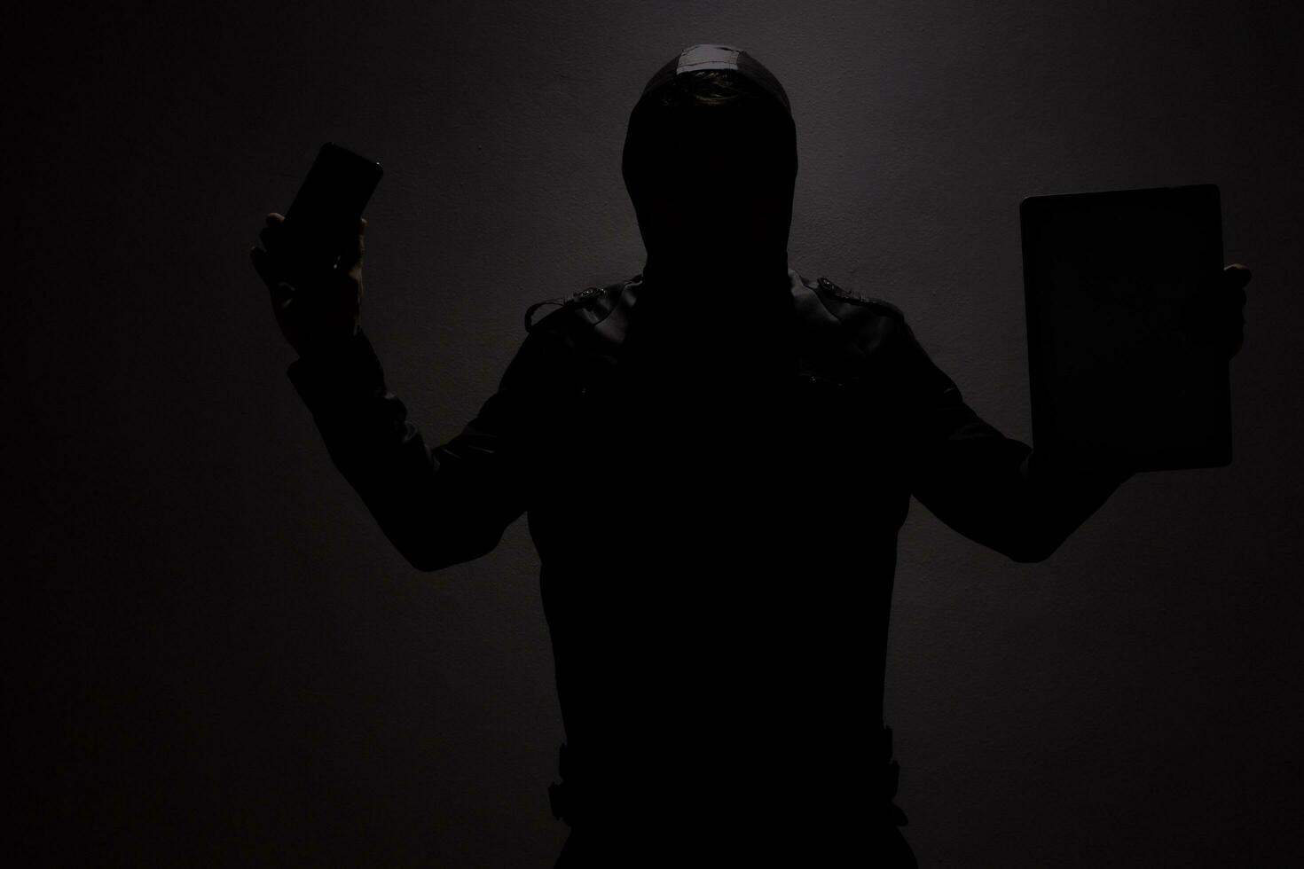Network security and privacy crime. photo