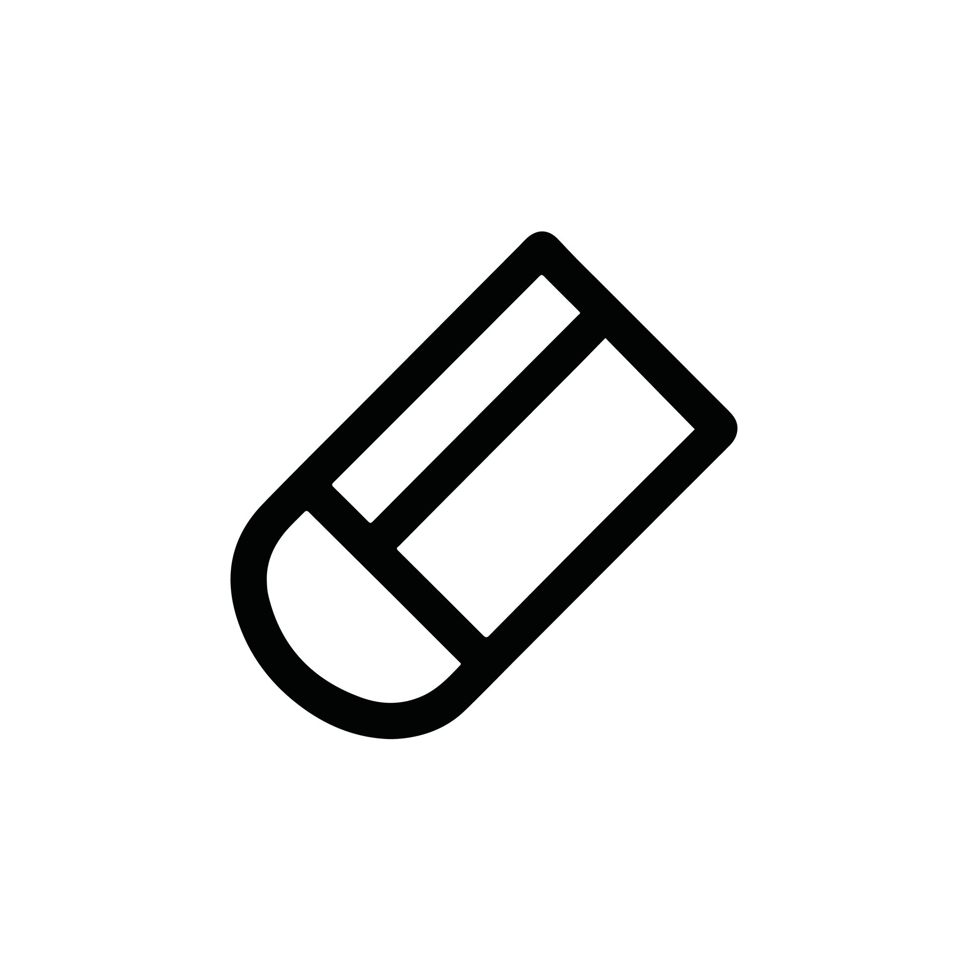 Eraser Icon Vector, In Trendy Flat design Isolated On White Background