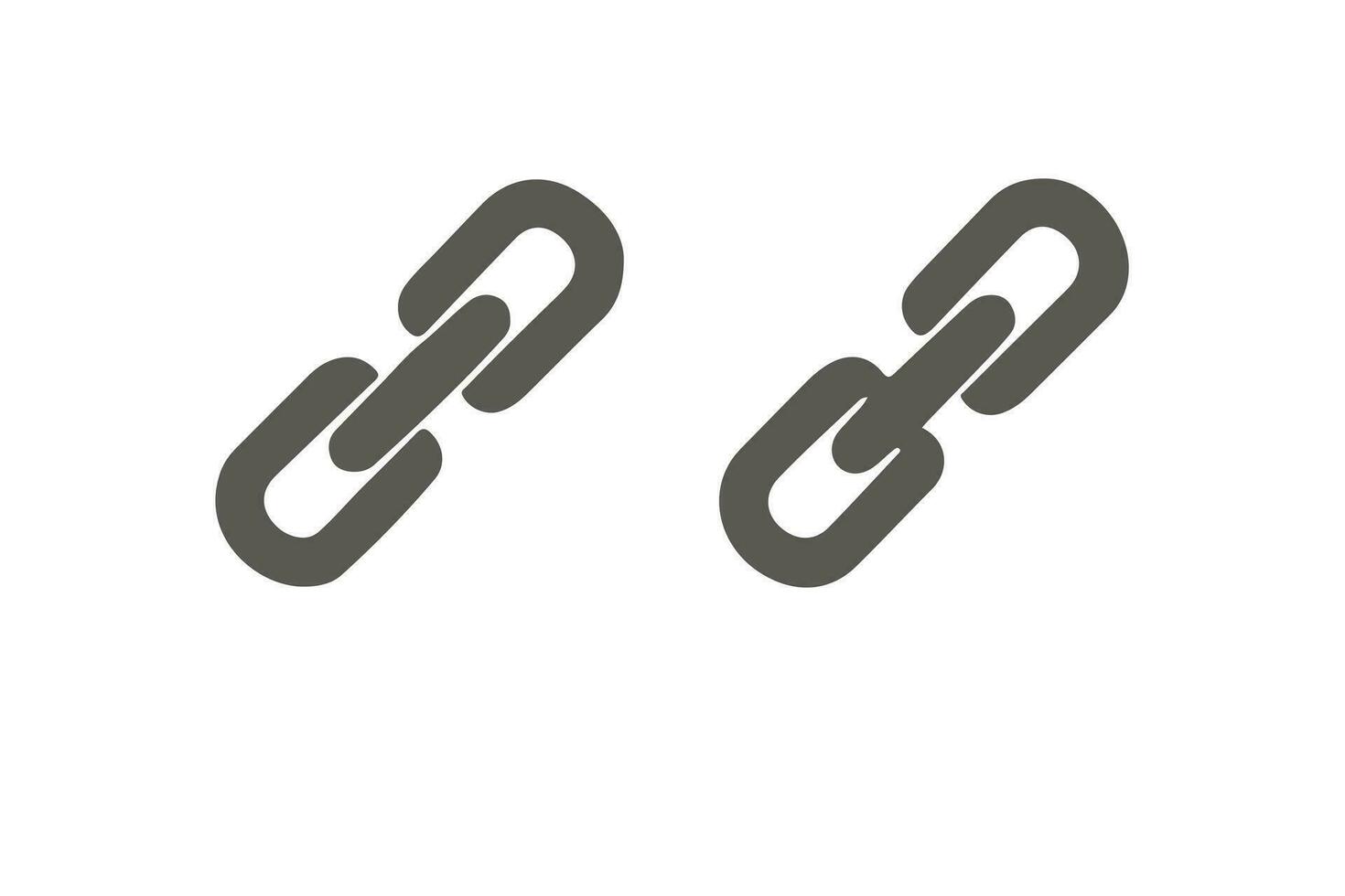 chain or link icon vector