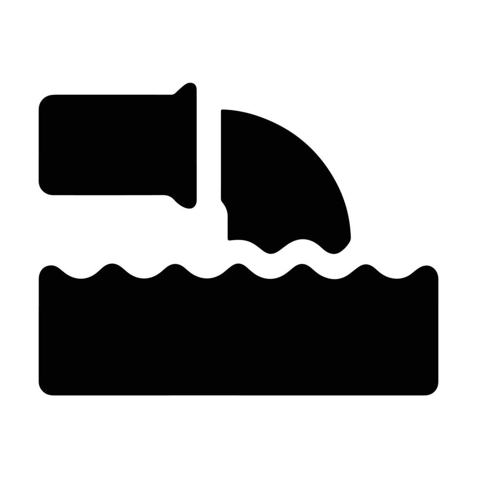 waste water icon vector