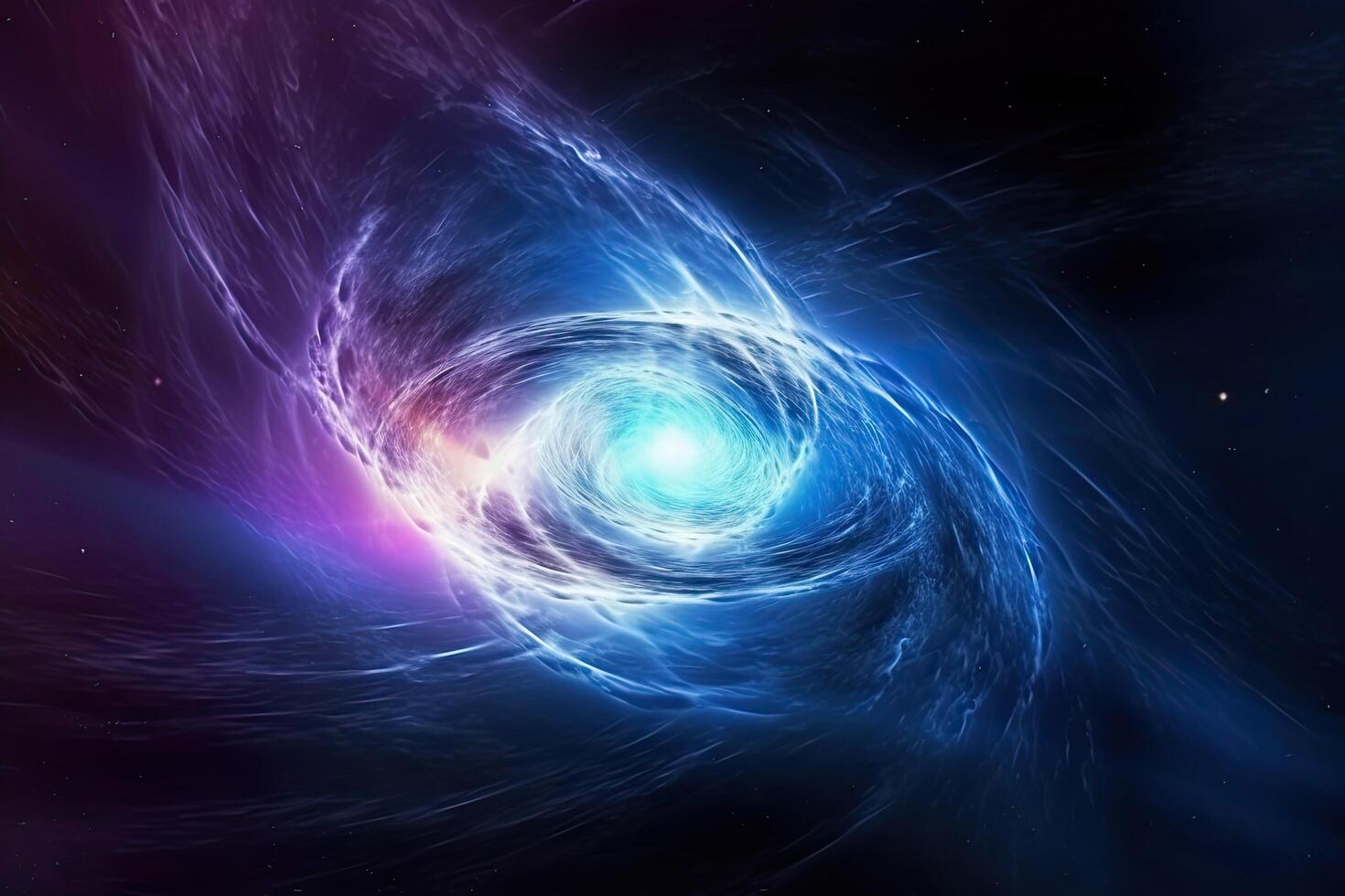 Blue nebula in space, computer generated abstract background, 3D rendering, Beautiful neutron star explosion with gamma rays in a distant galaxy, photo