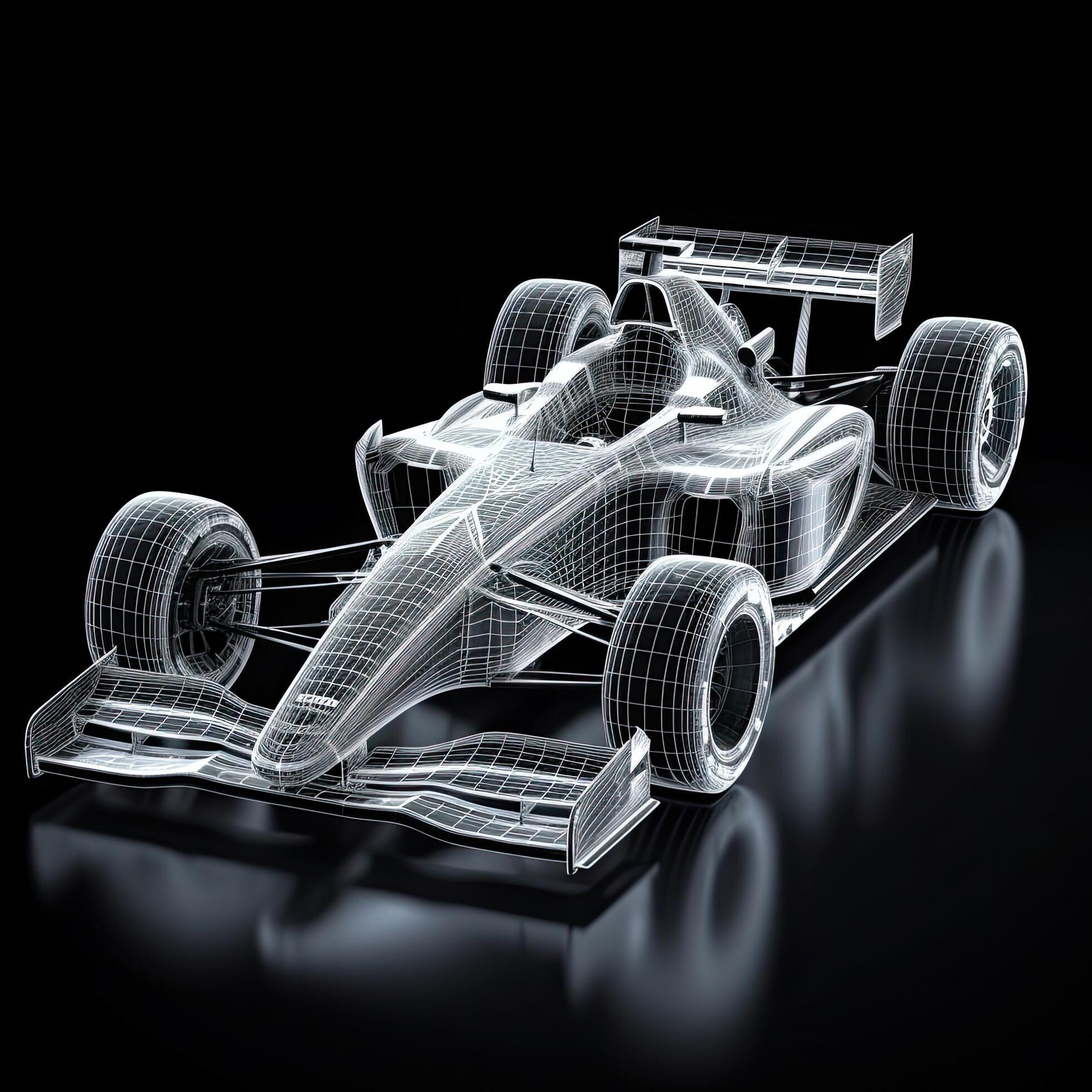 racing cars free 3D model