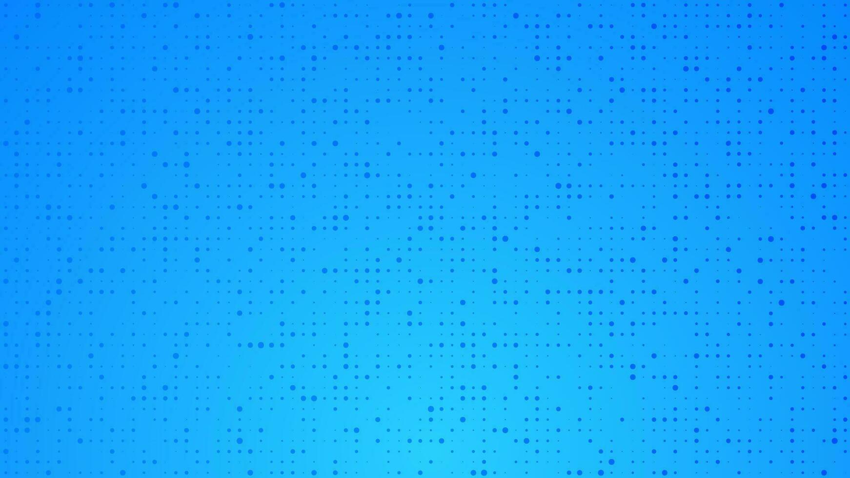 Abstract geometric gradient circles background. Blue dot background with empty space. Vector illustration.