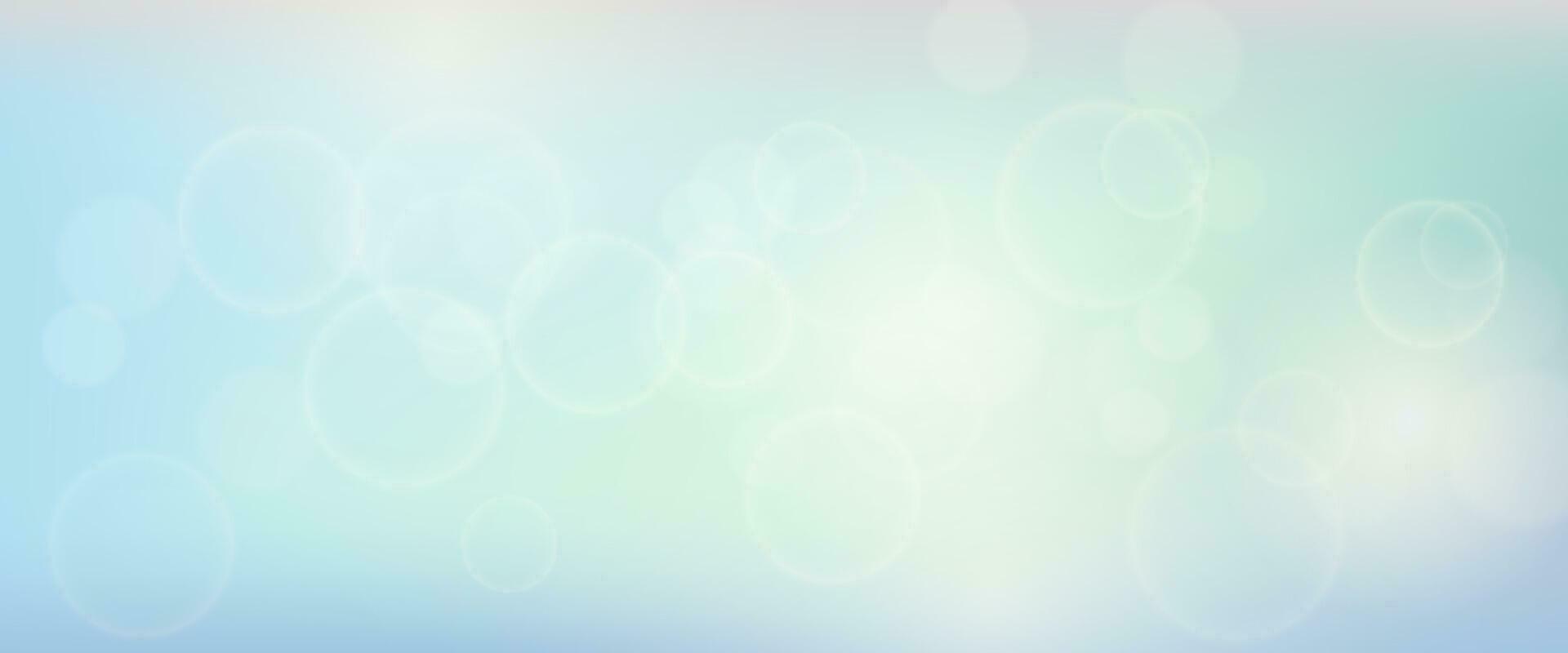 Abstract background with blur bokeh light effect. Modern colorful circular blur light backdrop. Vector illustration