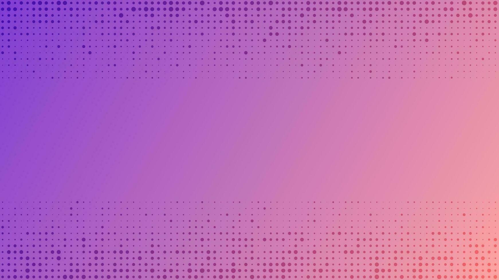 Abstract geometric gradient circles background. Violet dot background with empty space. Vector illustration.