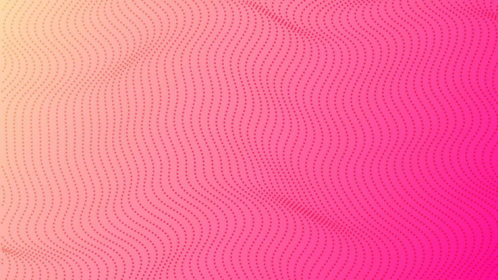 Halftone gradient background with dots. Abstract pink dotted pop art pattern in comic style. Vector illustration