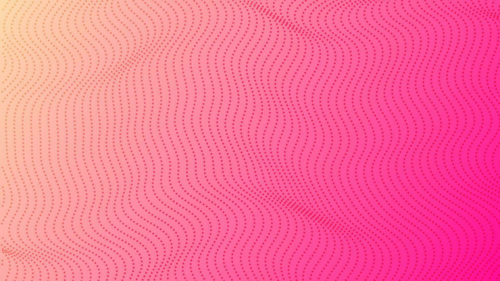 Halftone gradient background with dots. Abstract pink dotted pop art pattern in comic style. Vector illustration