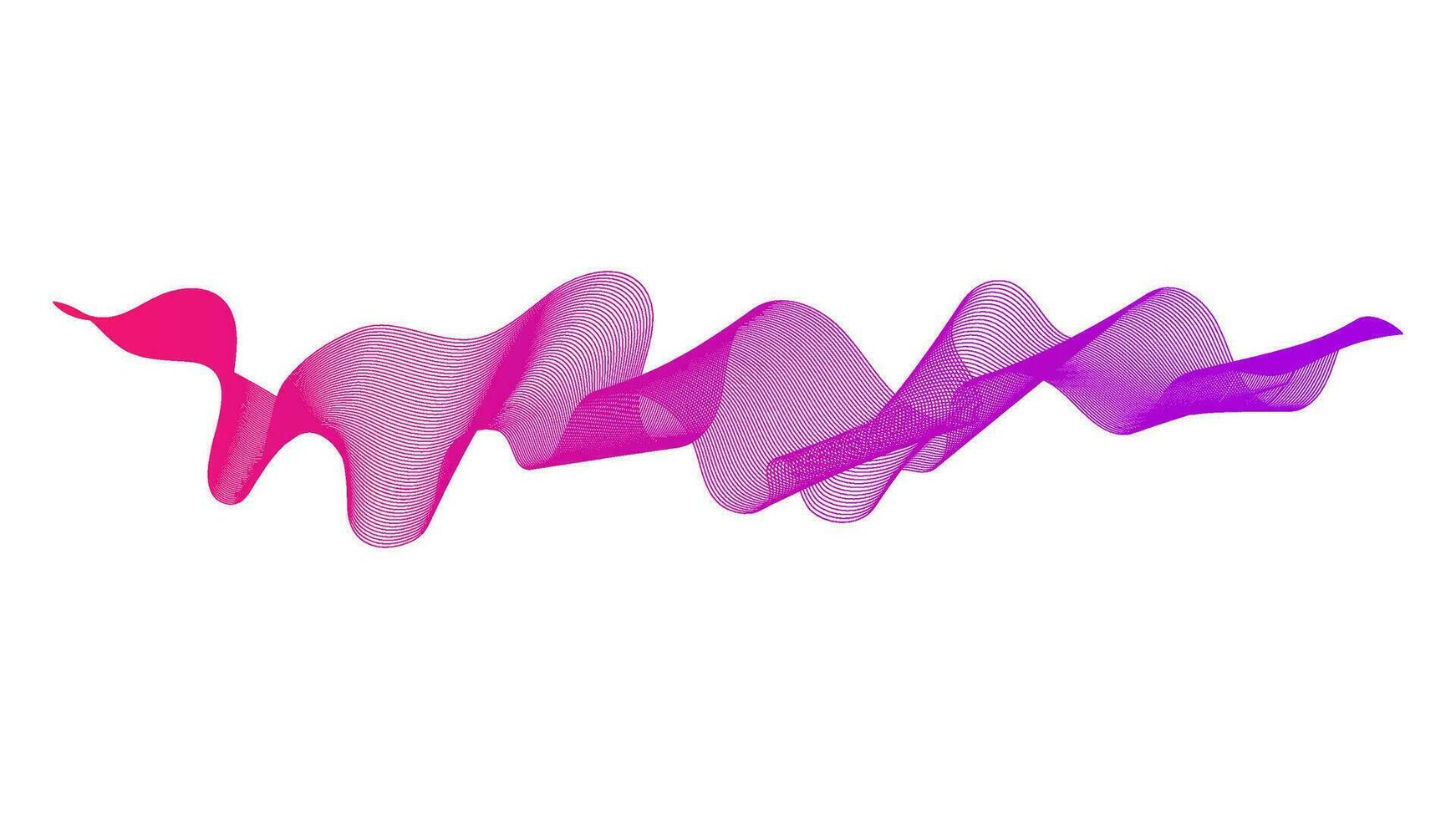 Abstract backdrop with colorful wave gradient lines vector