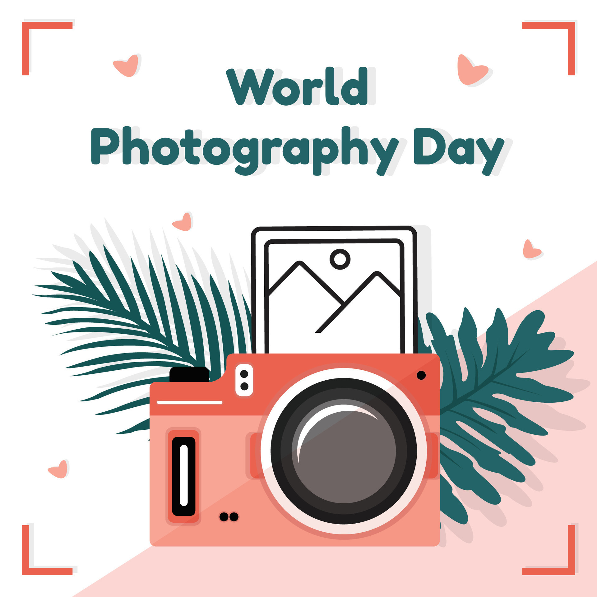 World Photography Day template vector illustration design 25502216