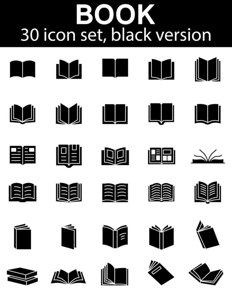 MobileBook icons set, logo isolated on white background, vector illustration.