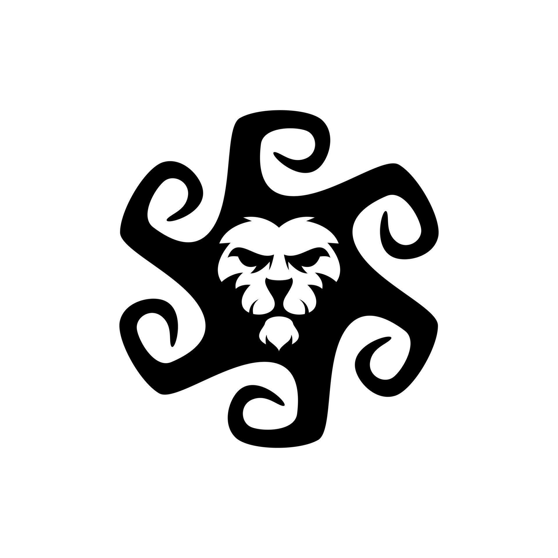Lion Sun Logo 25502456 Vector Art at Vecteezy