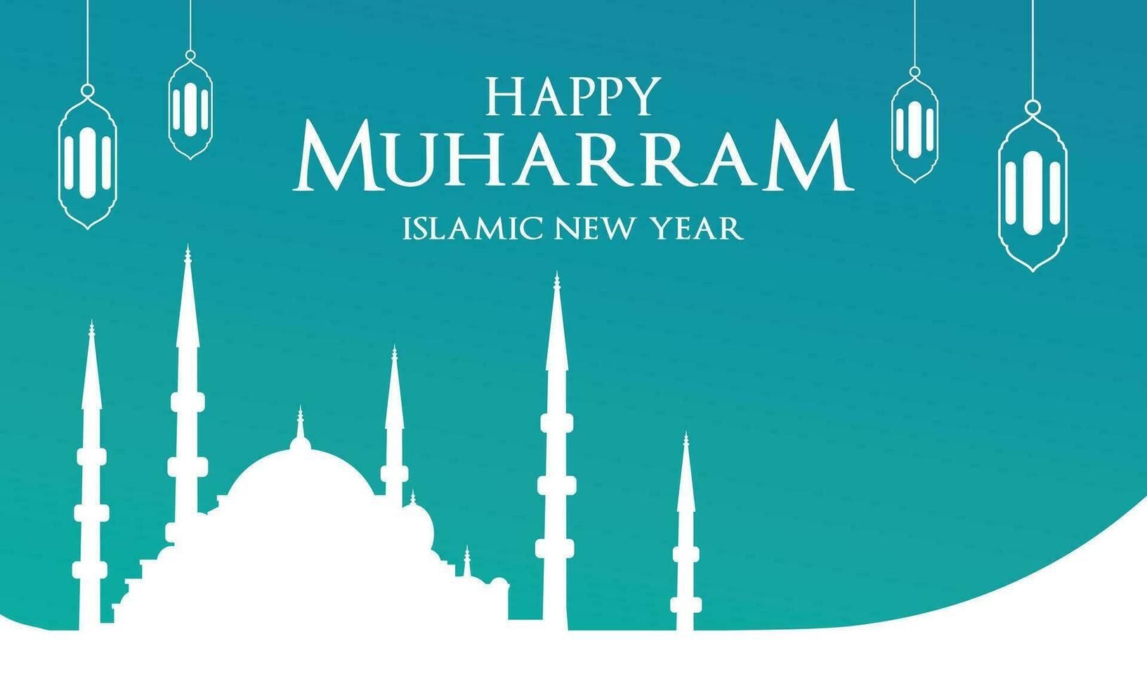 Islamic New Year Vector Background