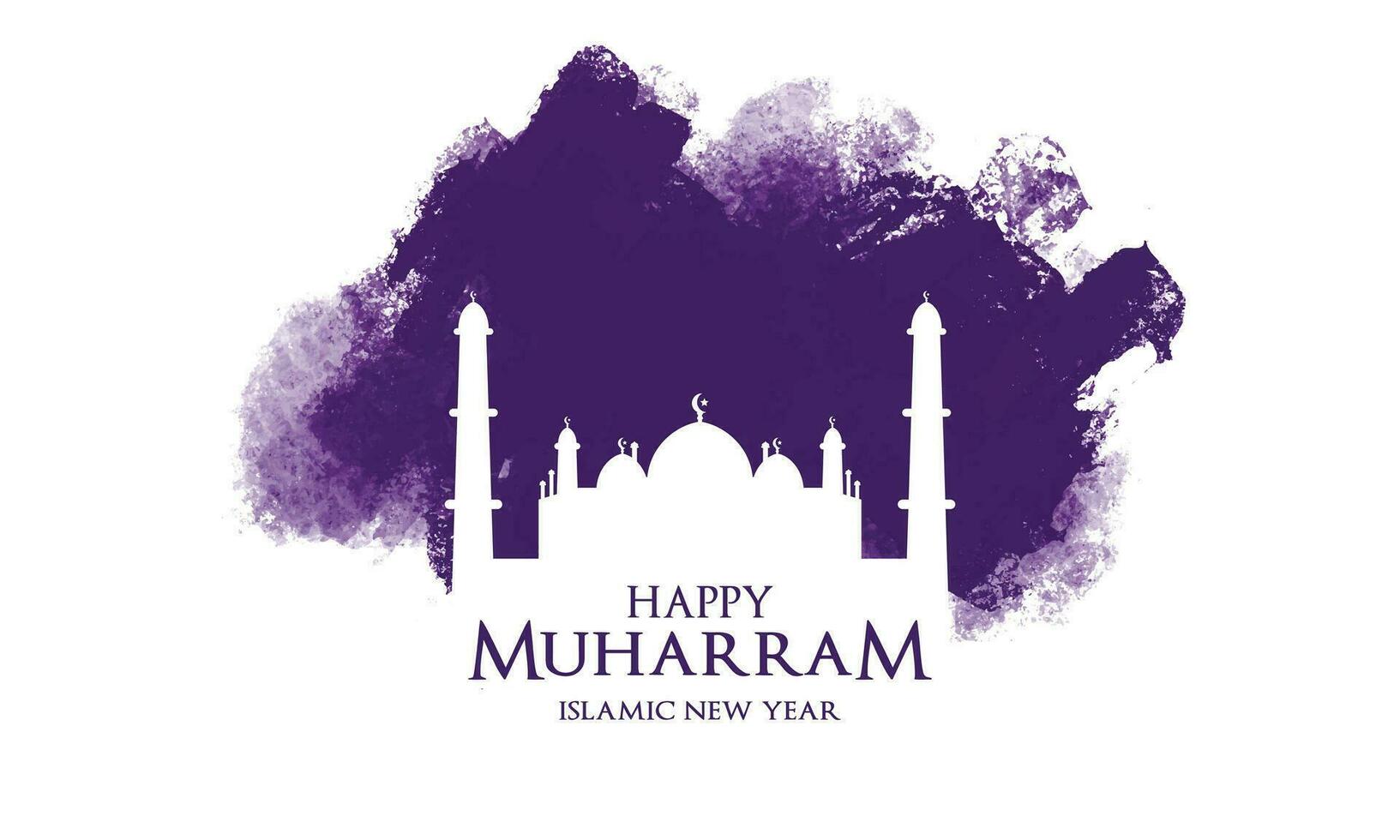 Happy Muharram Day Background vector