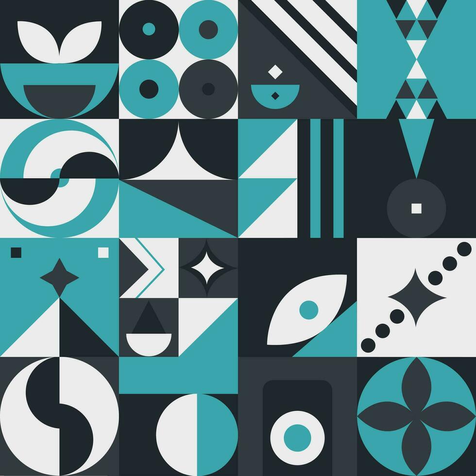 Abstract geometric pattern design in modern style. Vector illustration.