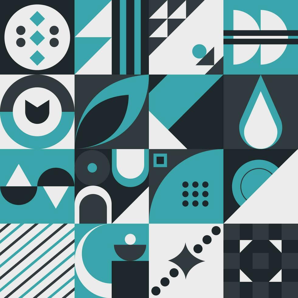 Abstract geometric pattern design in modern style. Vector illustration.