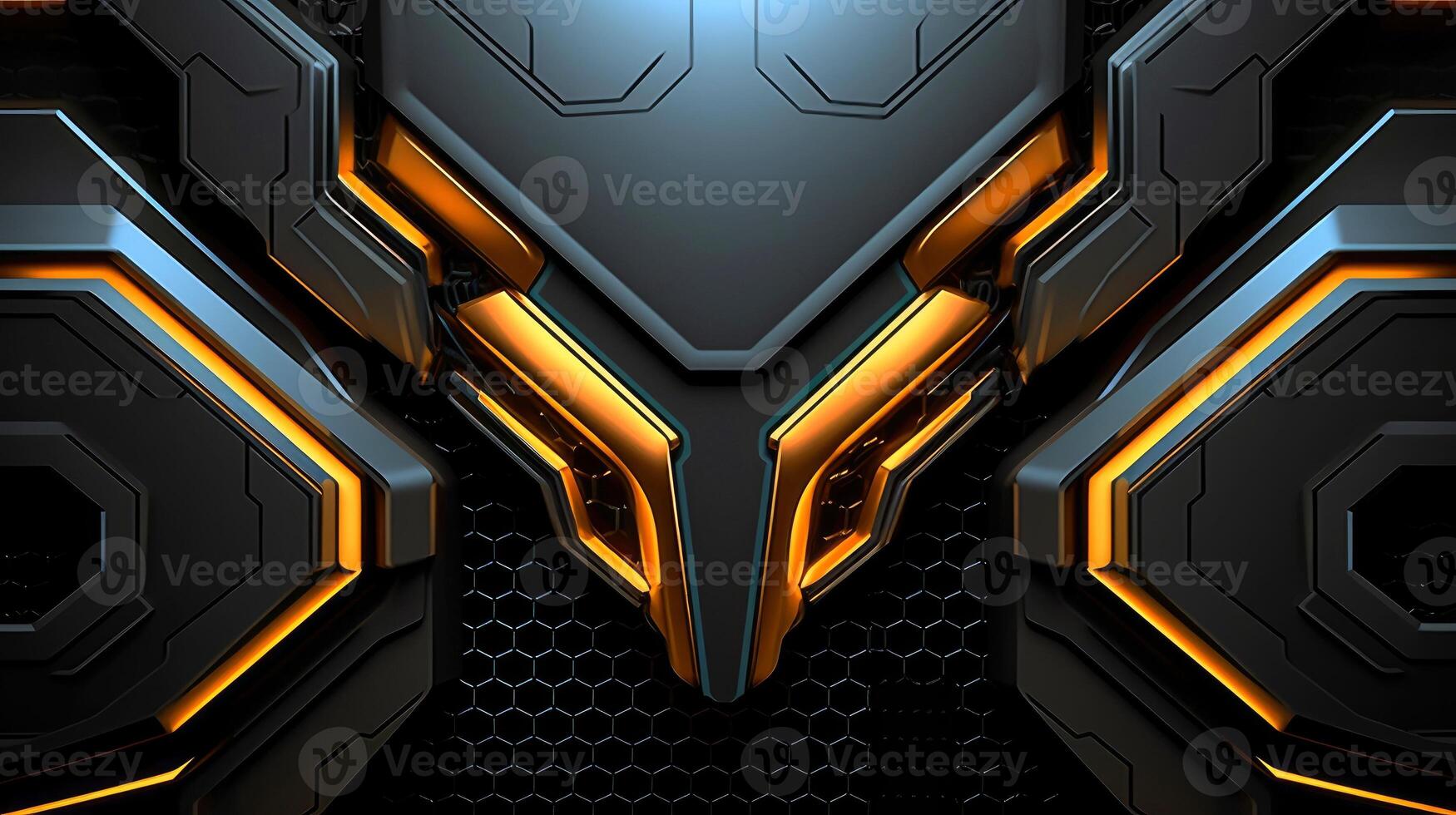 Modern futuristic dark background. Abstract futuristic background with modern shape. Techology futuristic background, illustration photo