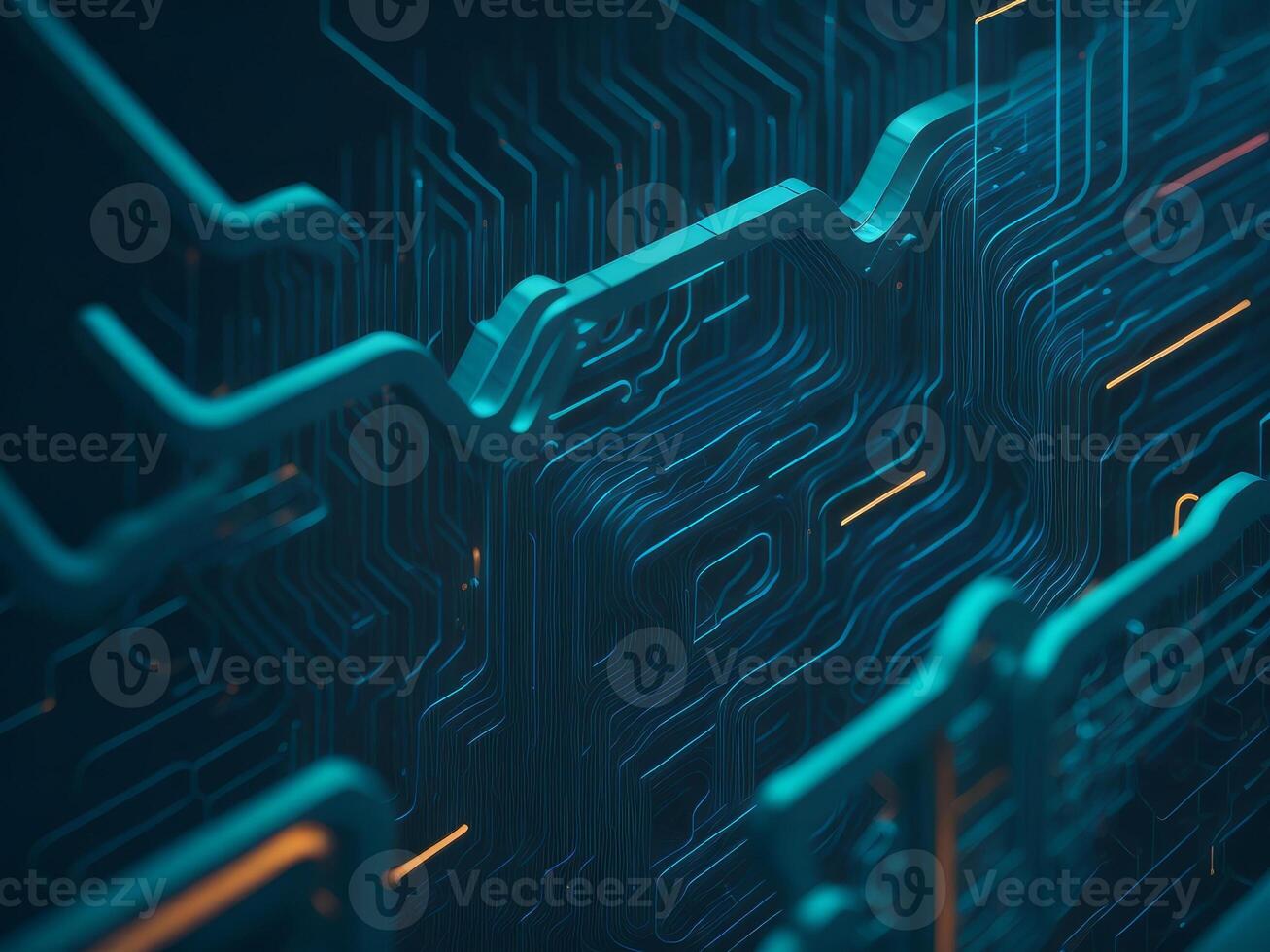 circuit board background 3d. photo
